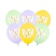 Σετ μπαλόνια παστέλ Happy Birthday (6τεμ.) Σετ μπαλόνια παστέλ Happy Birthday (6τεμ.)