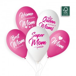 Σετ Μπαλόνια Super Mom (5 τεμ) Σετ Μπαλόνια Super Mom (5 τεμ)