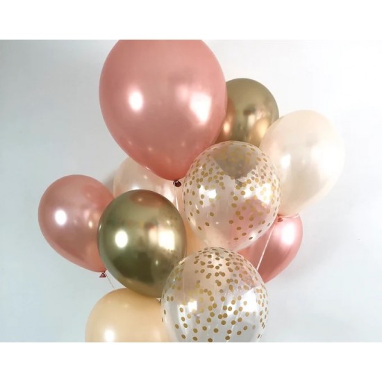 Σετ Μπαλόνια τυπωμένο κομφετί (6 τεμ)