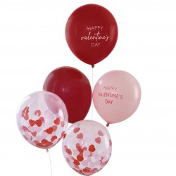 Σετ μπαλονιών "Happy Valentine's Day" (5 τεμ) Σετ μπαλονιών "Happy Valentine's Day" (5 τεμ)