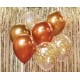 Σετ Μπουκέτο Μπαλόνια Rosegold (7 τεμ)