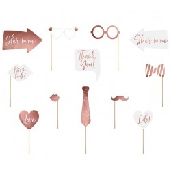 Σετ photo Booth για Γάμο & Bachelor party (12 τεμ)