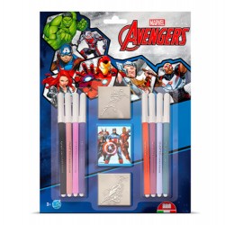 Σετ σφραγίδες και μαρκαδόροι Avengers Σετ σφραγίδες και μαρκαδόροι Avengers