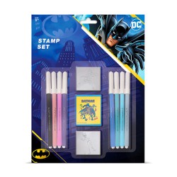 Σετ σφραγίδες και μαρκαδόροι Batman Σετ σφραγίδες και μαρκαδόροι Batman