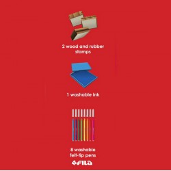 Σετ σφραγίδες και μαρκαδόροι Mickey Mouse Σετ σφραγίδες και μαρκαδόροι Mickey Mouse