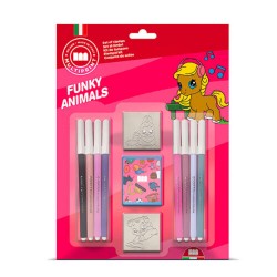 Σετ σφραγίδες και μαρκαδόροι Μονόκερος Σετ σφραγίδες και μαρκαδόροι Μονόκερος