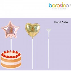 Στηρίγματα με διάφανο καπάκι για μπαλόνια (100 τεμ) Στηρίγματα με διάφανο καπάκι για μπαλόνια (100 τεμ)