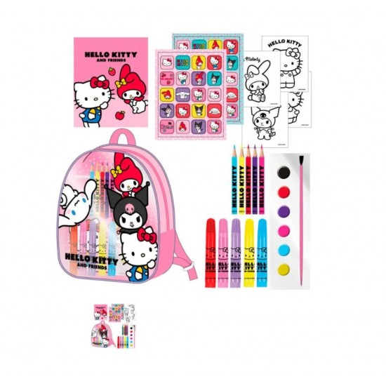 Τσάντα με σετ Ζωγραφικής Hello Kitty - Kuromi Τσάντα με σετ Ζωγραφικής Hello Kitty - Kuromi
