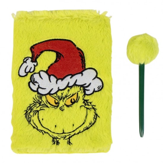 Σημειωματάριο Grinch με στυλό Σημειωματάριο Grinch με στυλό