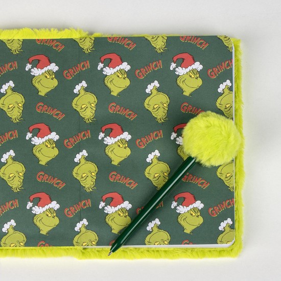 Σημειωματάριο Grinch με στυλό Σημειωματάριο Grinch με στυλό