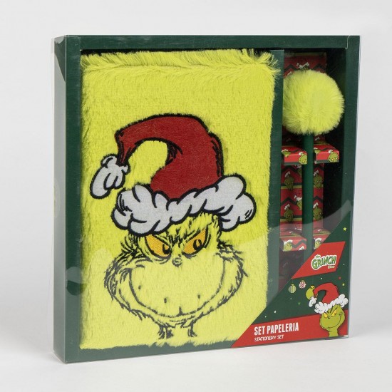 Σημειωματάριο Grinch με στυλό Σημειωματάριο Grinch με στυλό