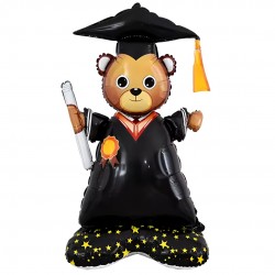 Standing Μπαλόνι Απόφοιτος Αρκουδάκι 121cm Standing Μπαλόνι Απόφοιτος Αρκουδάκι 121cm