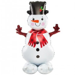 Standing Μπαλόνι Χιονάνθρωπος 110 cm