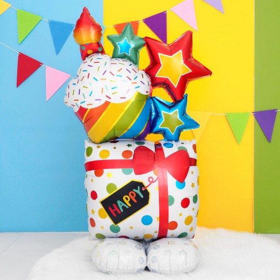 Standing Μπαλόνι Γενεθλίων Celebration