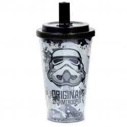 Star Wars Original Stormtrooper - Διπλότοιχο Ποτήρι με καλαμάκι Star Wars Original Stormtrooper - Διπλότοιχο Ποτήρι με καλαμάκι