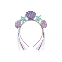 Στέκα Μαλλιών Ουρά Γοργόνας με κοχύλια Στέκα Μαλλιών Ουρά Γοργόνας με κοχύλια