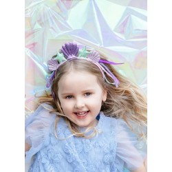 Στέκα Μαλλιών Ουρά Γοργόνας με κοχύλια Στέκα Μαλλιών Ουρά Γοργόνας με κοχύλια