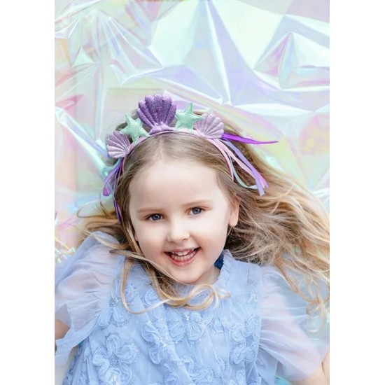 Στέκα Μαλλιών Ουρά Γοργόνας με κοχύλια