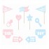Στικάκια PhotoBooth Gender Reveal party  (11 τεμ)