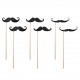 Στικάκια PhotoBooth Μουστάκι (6 τεμ)