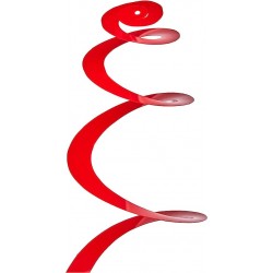 Swirl Διακοσμητικά Οροφής foil κόκκινα (12τεμ) Swirl Διακοσμητικά Οροφής foil κόκκινα (12τεμ)