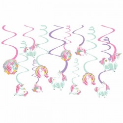 Swirl Διακοσμητικά Οροφής Magical Unicorn (12 τεμ) Swirl Διακοσμητικά Οροφής Magical Unicorn (12 τεμ)