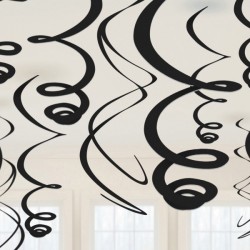 Swirl Διακοσμητικά Oροφής Μαύρα (12 τεμ) Swirl Διακοσμητικά Oροφής Μαύρα (12 τεμ)