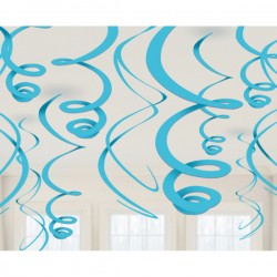 Swirl Διακοσμητικά Oροφής Μπλε Καραϊβικής (12 τεμ) Swirl Διακοσμητικά Oροφής Μπλε Καραϊβικής (12 τεμ)