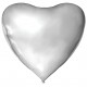 Τεράστιο Μπαλόνι Καρδιά Ασημί 172 cm
