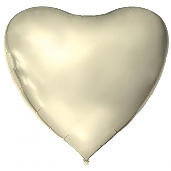 Τεράστιο Μπαλόνι Καρδιά Χρυσό Σαμπανιζέ 172 cm
