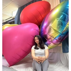Τεράστιο Μπαλόνι Καρδιά Κόκκινη Matte 172 cm Τεράστιο Μπαλόνι Καρδιά Κόκκινη Matte 172 cm