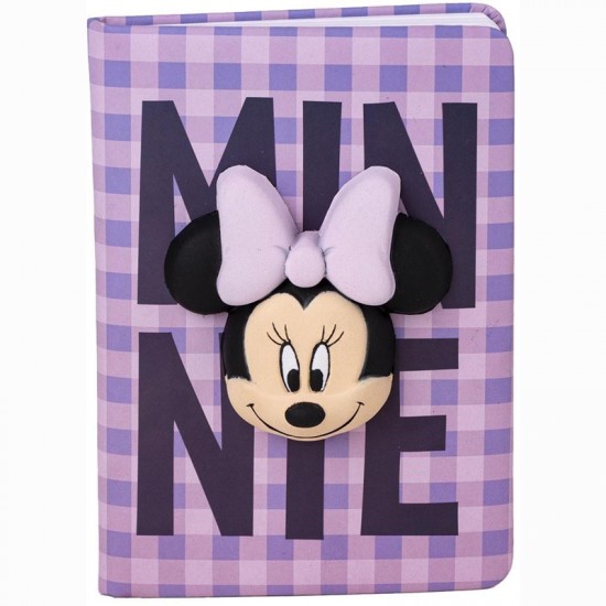 Τετράδιο 3D κεφάλι Minnie Mouse