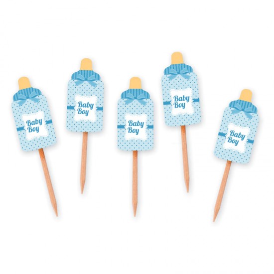 Topper Cupcake - Μπιμπερό Baby Boy (25 τεμ)