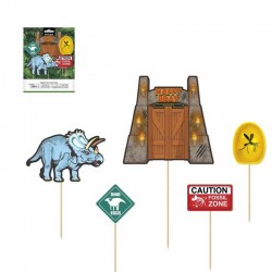 Topper τούρτας Δεινόσαυρος (5 τεμ) Topper τούρτας Δεινόσαυρος (5 τεμ)