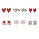 Τoppers για Cupcakes Αγίου Βαλεντίνου (12 τεμ)