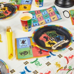 Τραπεζομάντηλο Χάρτινο - Οίκοι Hogwarts 120x180cm Τραπεζομάντηλο Χάρτινο - Οίκοι Hogwarts 120x180cm