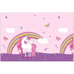 Τραπεζομάντηλο Μονόκερος Rainbow (120x180 cm)