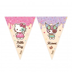 Τριγωνικά Σημαιάκια Hello Kitty & Kuromi (230cm)