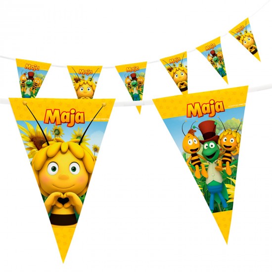 Τριγωνικά Σημαιάκια Μάγια η Μέλισσα 5m