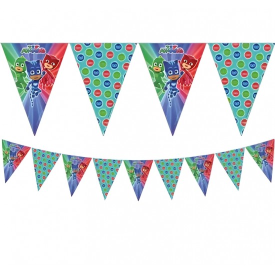 Τριγωνικά Σημαιάκια Pj Masks 230cm