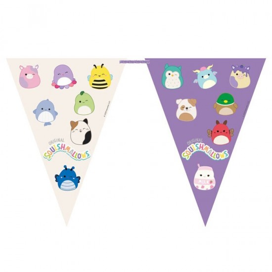 Τριγωνικά Σημαιάκια Squishmallows (230cm)
