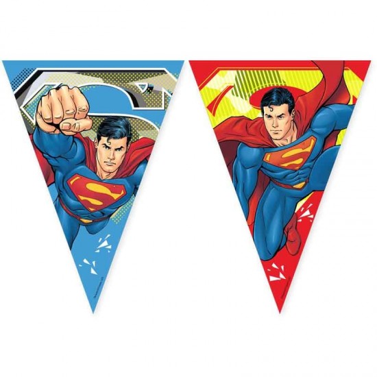 Τριγωνικά Σημαιάκια Superman Krypton (230cm)