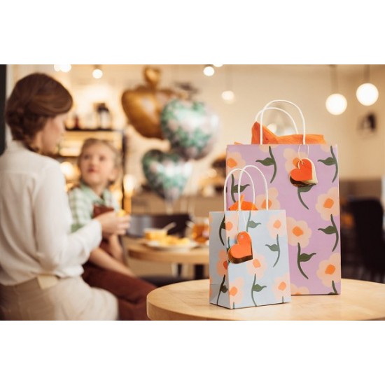 Τσάντα Δώρου με λουλουδάκια