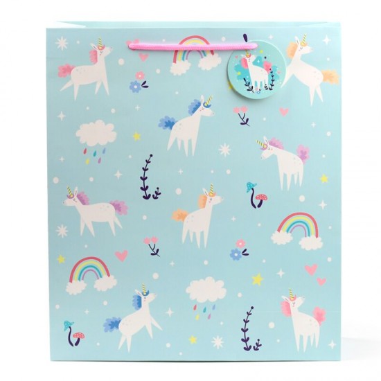 Τσάντα δώρου Μονόκερος - Ουράνιο Τόξο 40cm Τσάντα δώρου Μονόκερος - Ουράνιο Τόξο 40cm