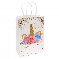 Τσάντα δώρου Μονόκερος φλοράλ Τσάντα δώρου Μονόκερος φλοράλ