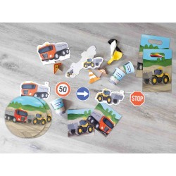 Τσαντάκια για δωράκια Εργοτάξιο (8 τεμ) Τσαντάκια για δωράκια Εργοτάξιο (8 τεμ)