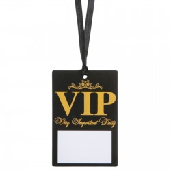 VIP Καρτελάκι για όνομα με κορδόνι (10 τεμ) VIP Καρτελάκι για όνομα με κορδόνι (10 τεμ)