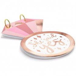 Βιβλίο ευχών Δαχτυλίδι ‘She Said Yes’ Βιβλίο ευχών Δαχτυλίδι ‘She Said Yes’