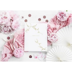 Βιβλίο Ευχών Guest Book Χρυσά Φύλλα Βιβλίο Ευχών Guest Book Χρυσά Φύλλα