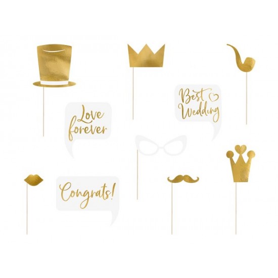 Wedding Photobooth Props (10 τεμ)